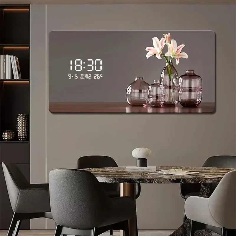 Luxury Watch Wall Clock - Large Size Abstract Geometric Artwork Digital