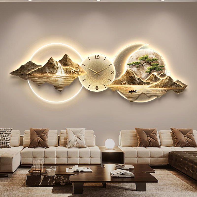 Luxury Watch Wall Clock - Living Room Wall Clocks Art Mural