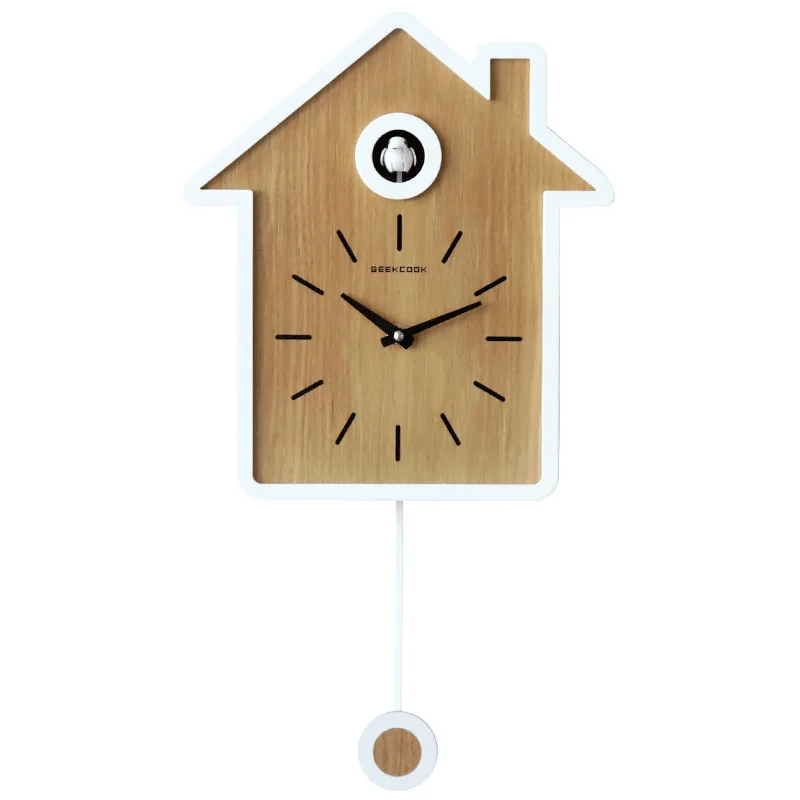 Luxury Watch Wall Clock - Modern Cuckoo Clock Pendulum Wall Clock