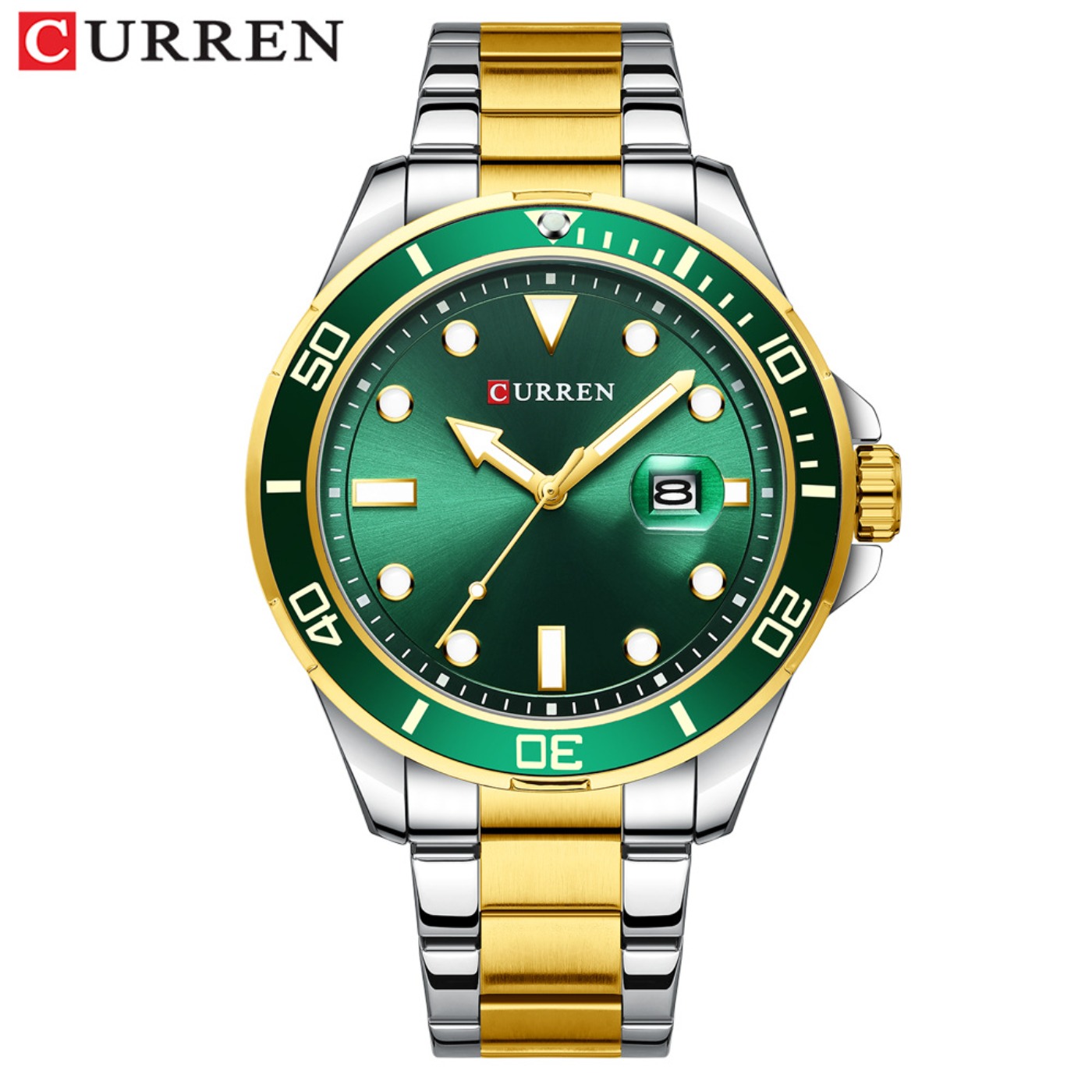 CURREN New Green Water Ghost S - Luxury Quartz Watch Brands recension och pris