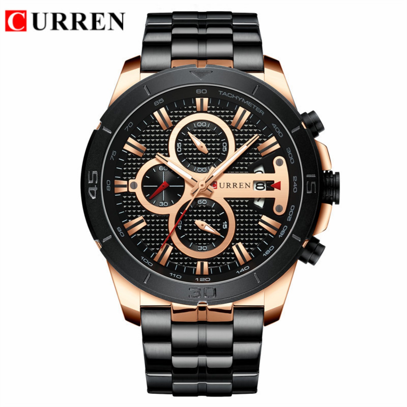 CURREN Watch Men Waterproof Ch - Luxury Quartz Watch Brands recension och pris