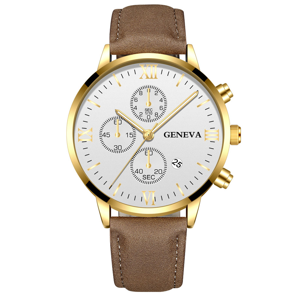 Geneva Fashion  Men Date Alloy - Luxury Watch Protection Film recension och pris