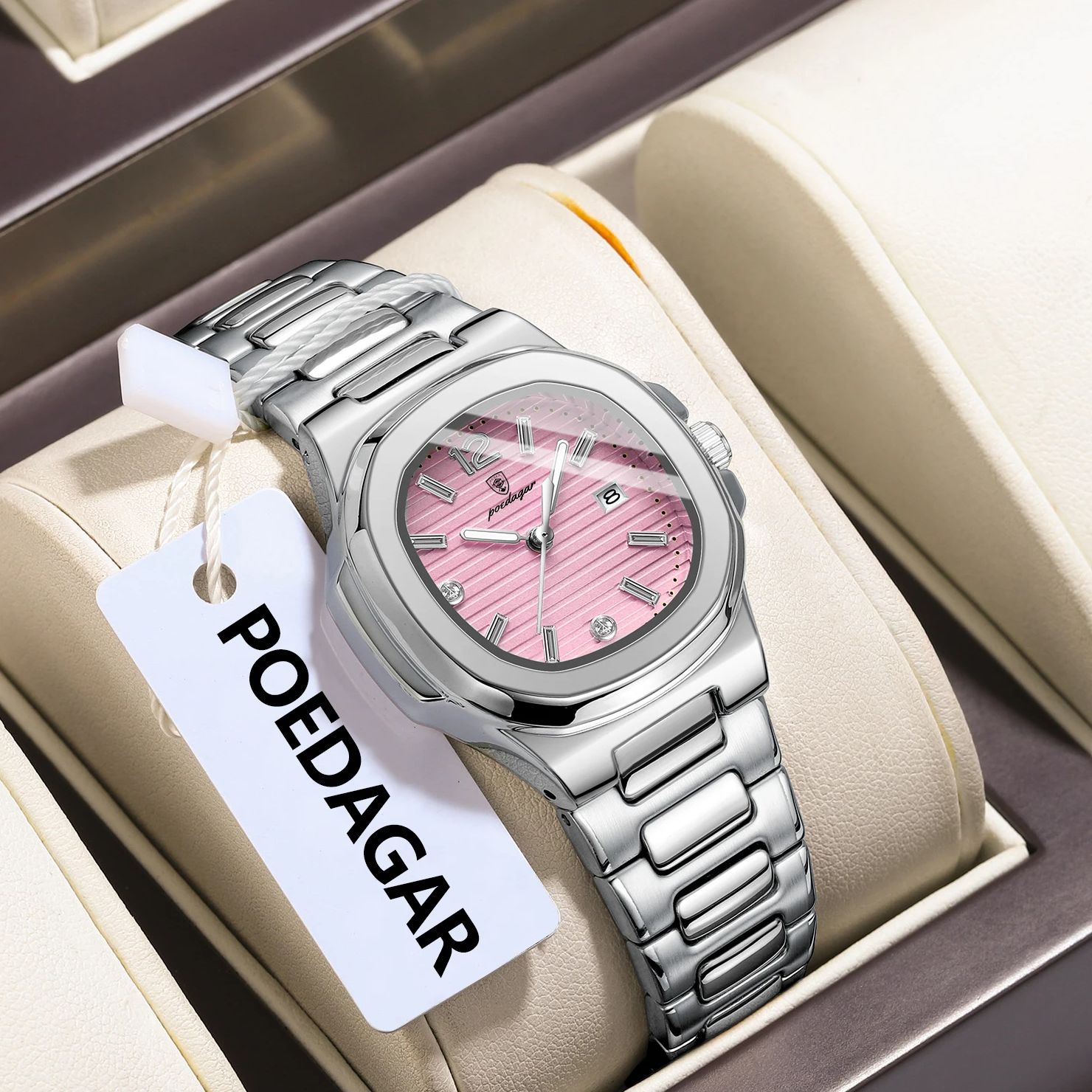 POEDAGAR Square Fashion Woman  - Luxury Watch Ladies recension och pris