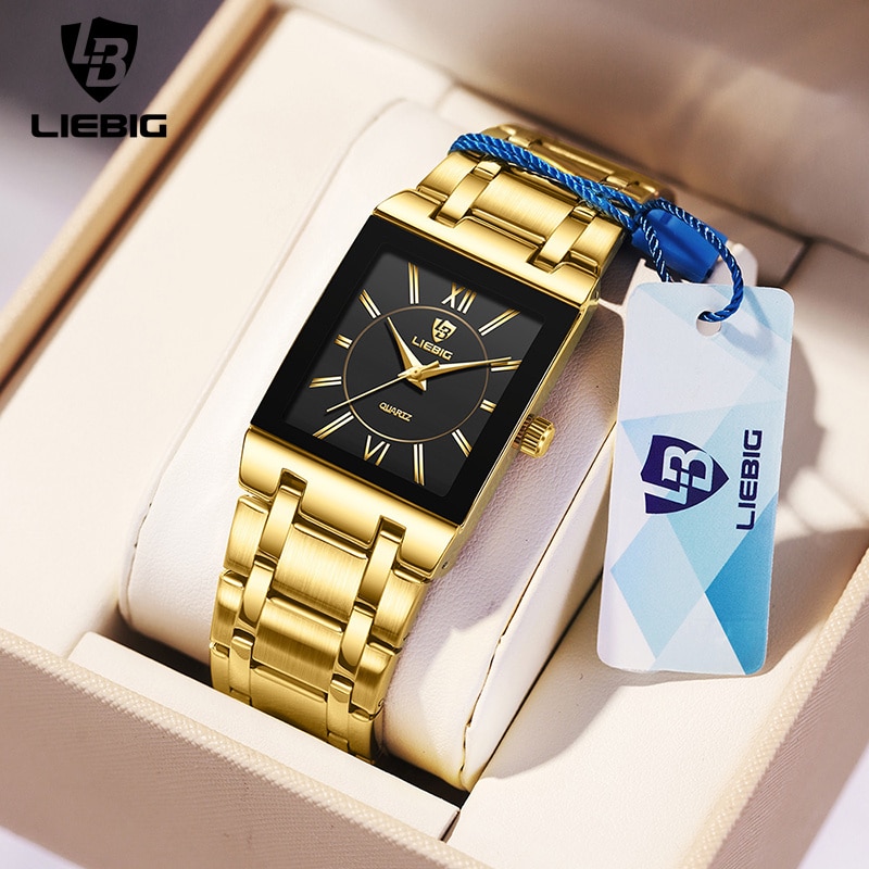 LiEBIG Luxury Golden Quartz Wr - Luxury Watch Uk recension och pris