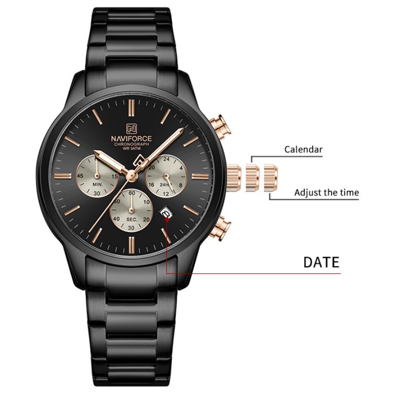 NAVIFORCE Men Quartz Chronogra - Luxury Watch Straps recension och pris