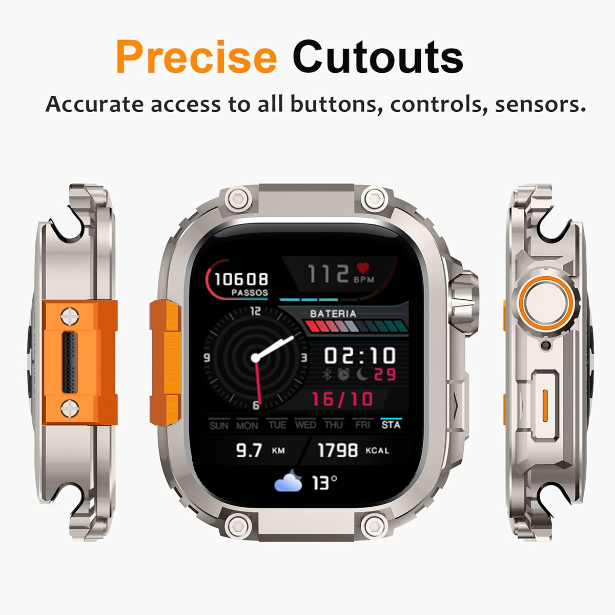 Alloy Case for Apple Watch Ser - Luxury Watch Protection Film recension och pris