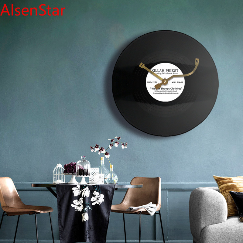 12 Inches Vinyl Record Retro C - Luxury Watch Wall Clock recension och pris