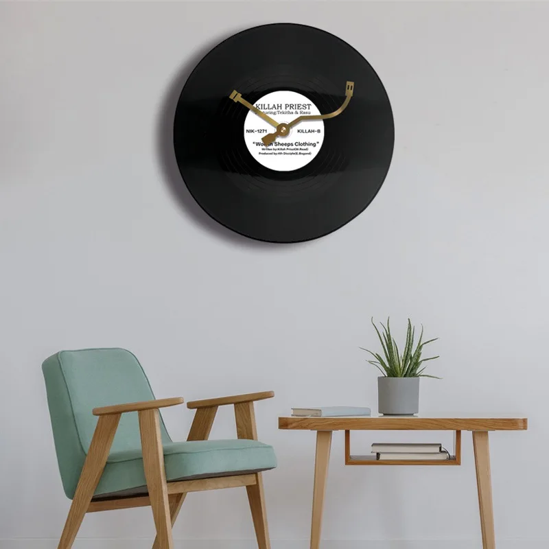 12 Inches Vinyl Record Retro C - Luxury Watch Wall Clock recension och pris