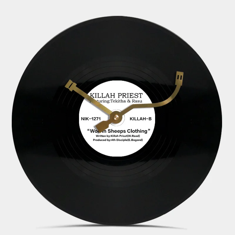 12 Inches Vinyl Record Retro C - Luxury Watch Wall Clock recension och pris