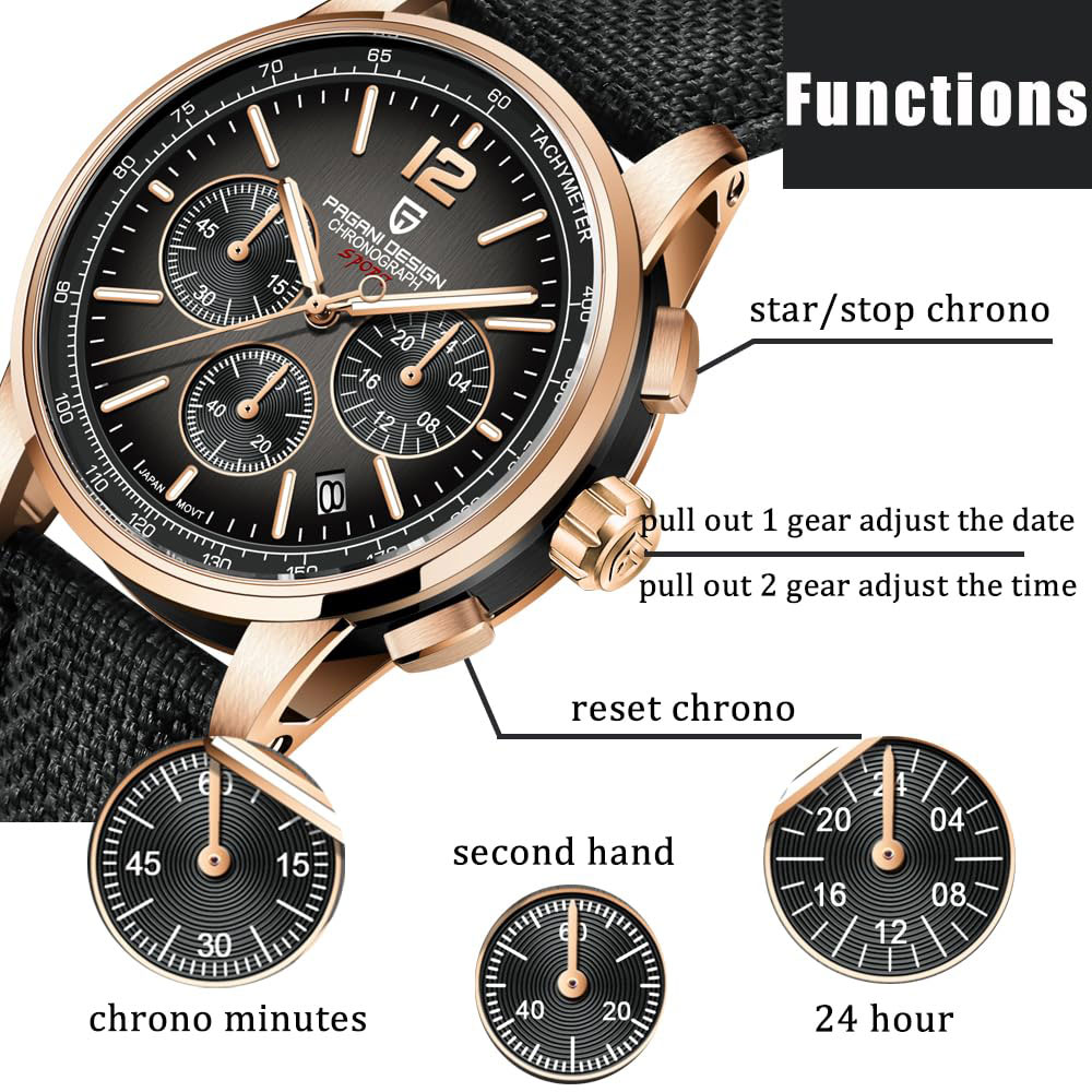 PAGANI DESIGN New Mens Watch 4 - Luxury Watch Uk recension och pris