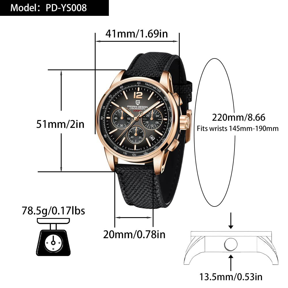 PAGANI DESIGN New Mens Watch 4 - Luxury Watch Uk recension och pris