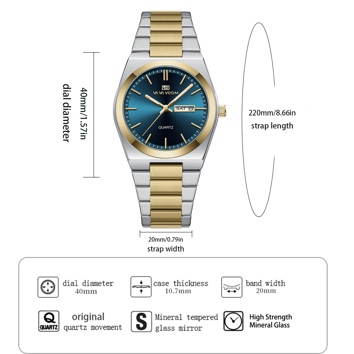 Luxury Watch For Man 3Bar Wate - Luxury Watch Organizer For Men recension och pris
