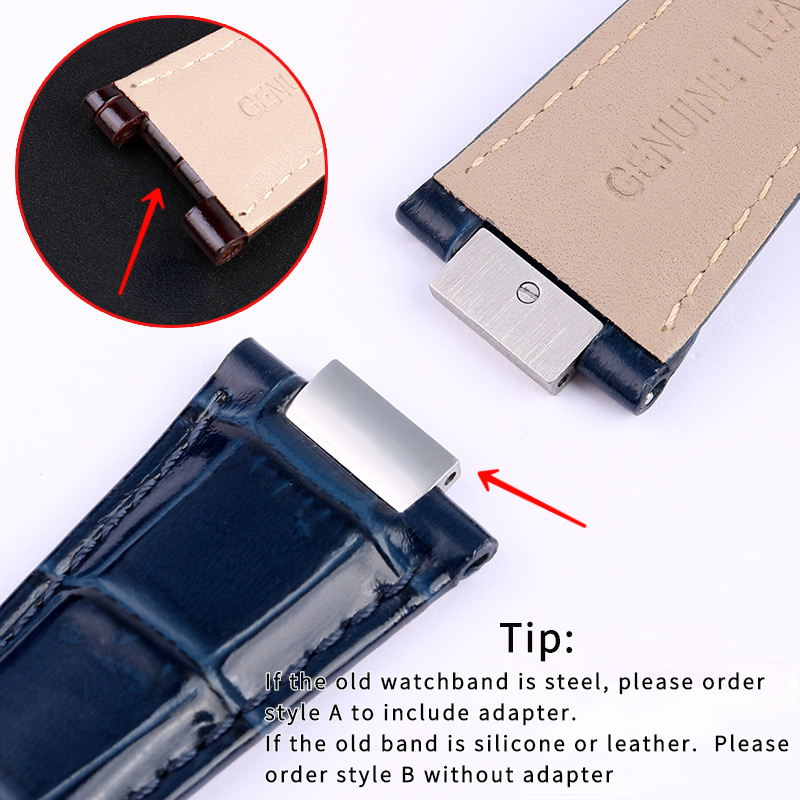 25X13mm notch Genuine Leather  - Patek Philippe Watch Aquanaut recension och pris