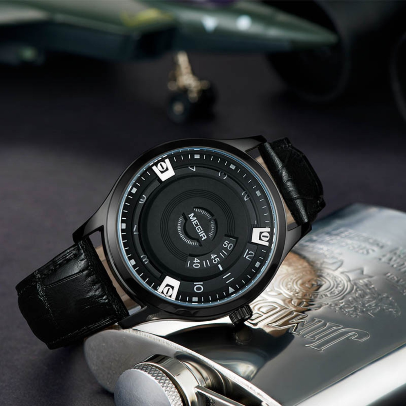 MEGIR Men Watches Luxury Leath - Luxury Watch Straps recension och pris