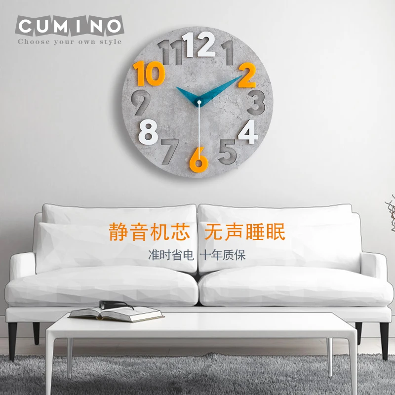 Modern 3d Wall Clock Wood Cloc - Luxury Watch Wall Clock recension och pris