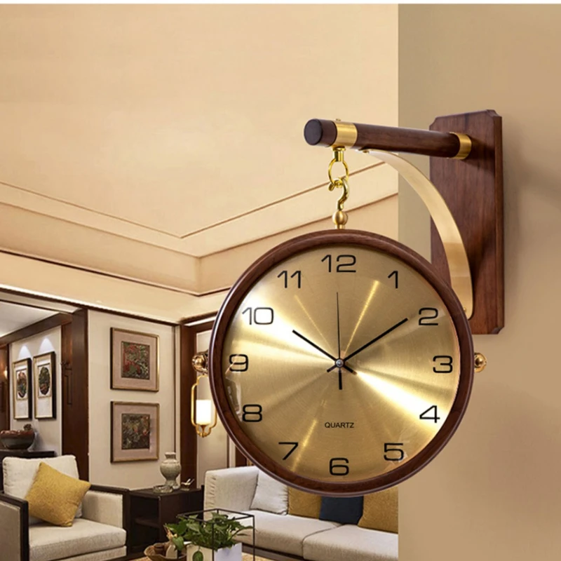 Light Luxury Silent Metal Wall - Luxury Watch Wall Clock recension och pris