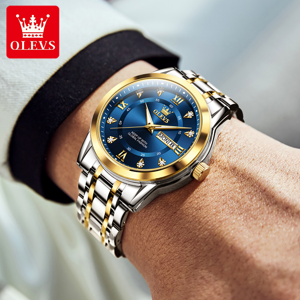 OLEVS Brand Fashion men's watc - Luxury Quartz Watch Brands recension och pris