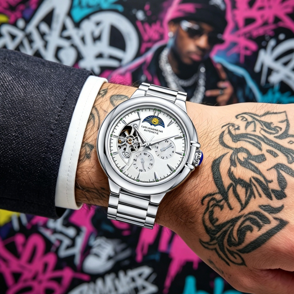 Trendy and Cool Men's Fully Au - Luxury Watch Values recension och pris