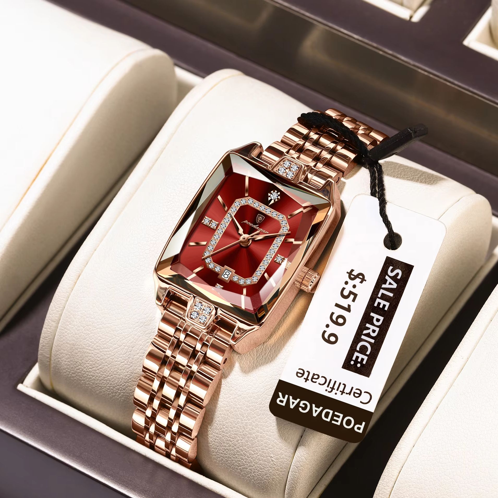 POEDAGAR Fashion Elegant Women - Luxury Watch Ladies recension och pris