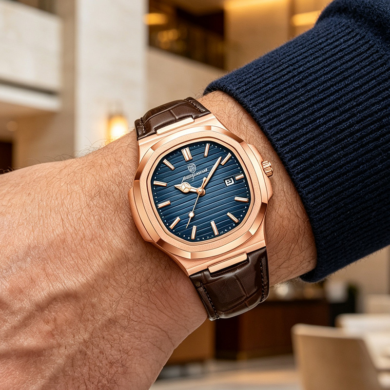 PAAZOMU Top Luxury Square Man  - Luxury Watch Nice recension och pris
