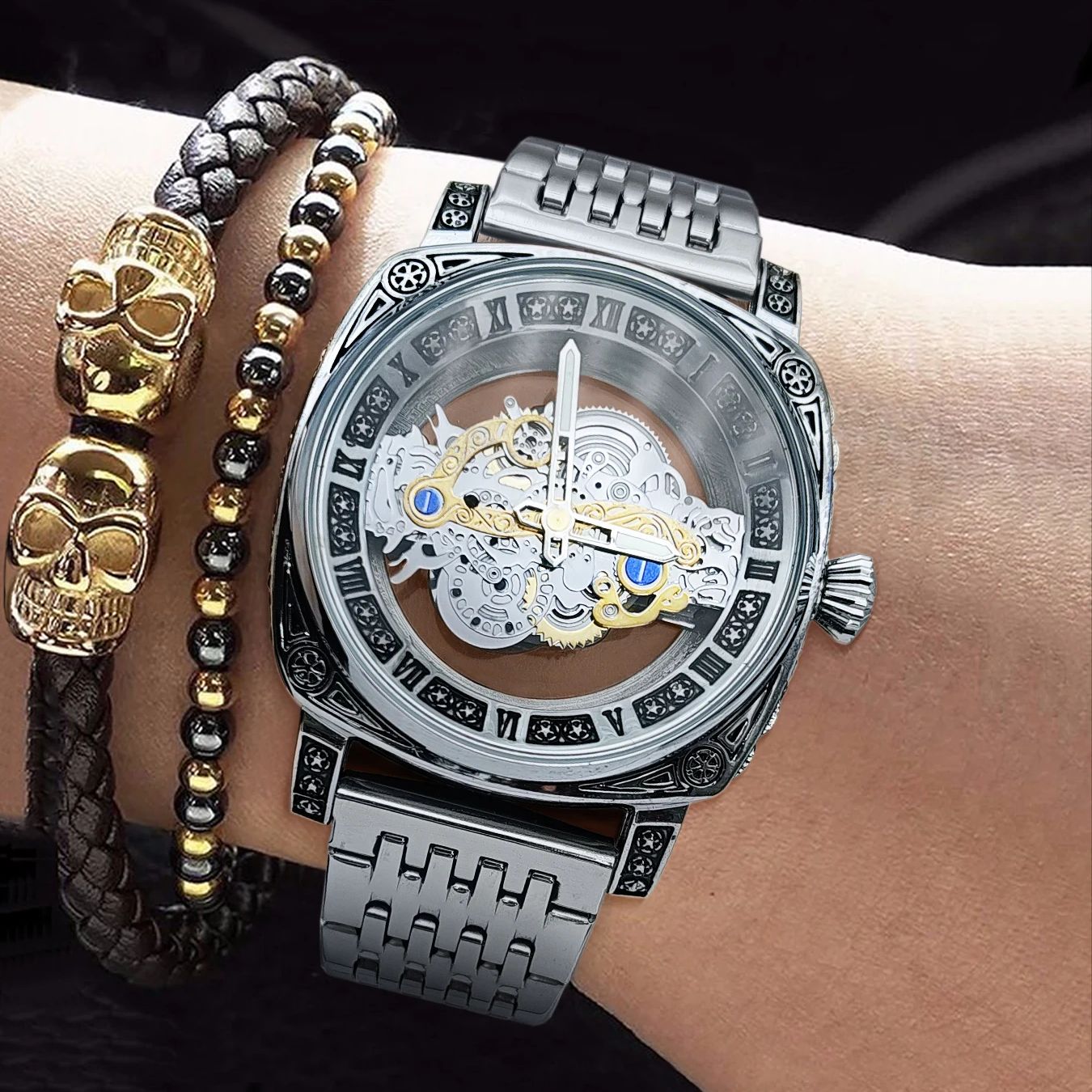 Men's Watch, Square High-End B - Luxury Watch Values recension och pris