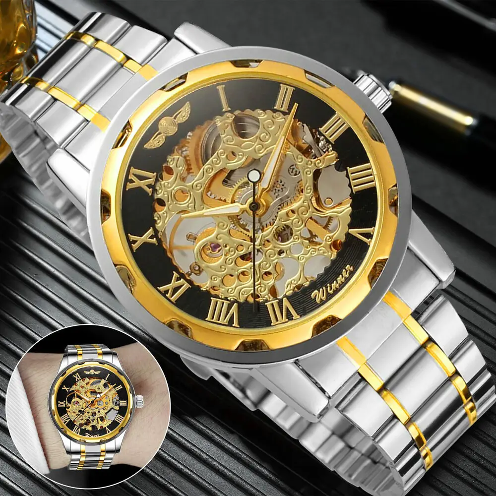 Men's Stainless Steel Strap Ro - Luxury Watch Nice recension och pris