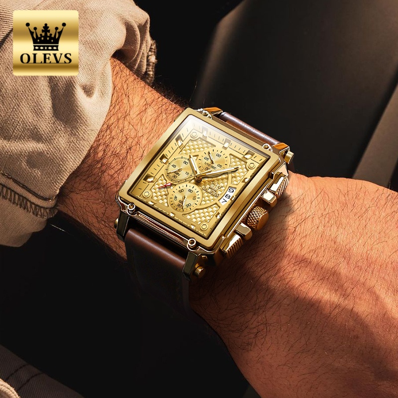 OLEVS Brand Mens Watches Water - Luxury Quartz Watch Brands recension och pris