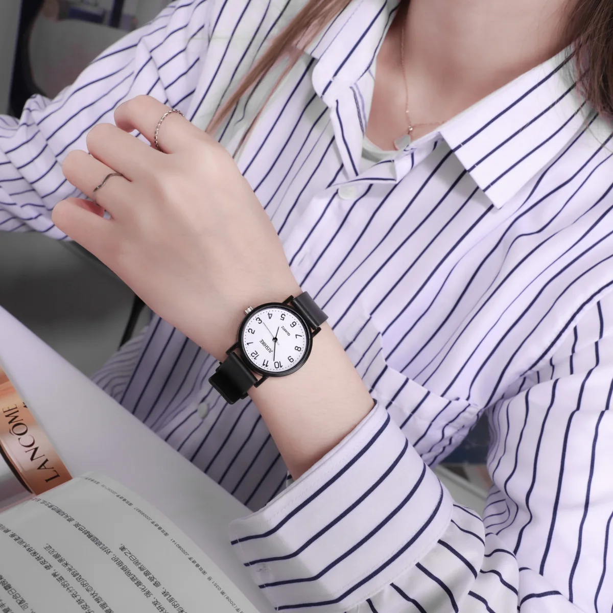 Simple Black Watch Quartz Watc - Luxury Watch Ladies recension och pris