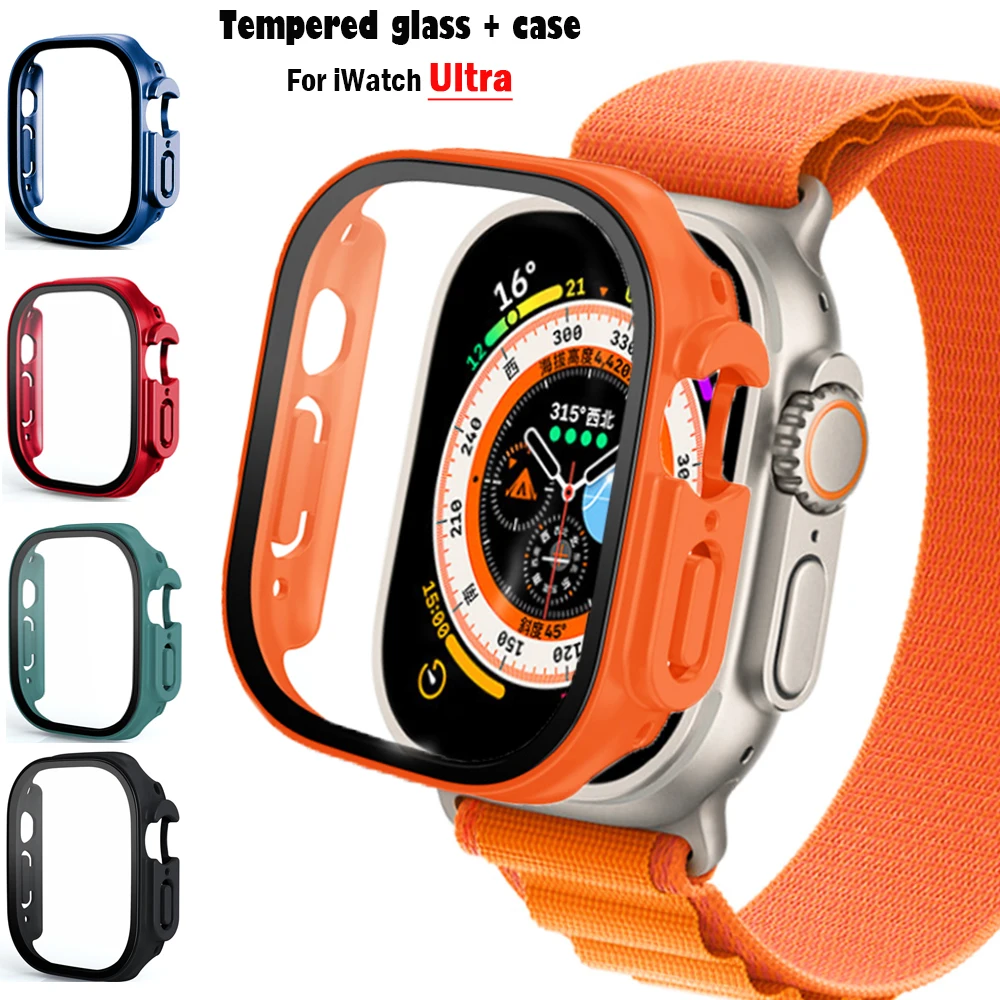 Glass+case For Apple Watch Ult - Luxury Watch Protection Film recension och pris