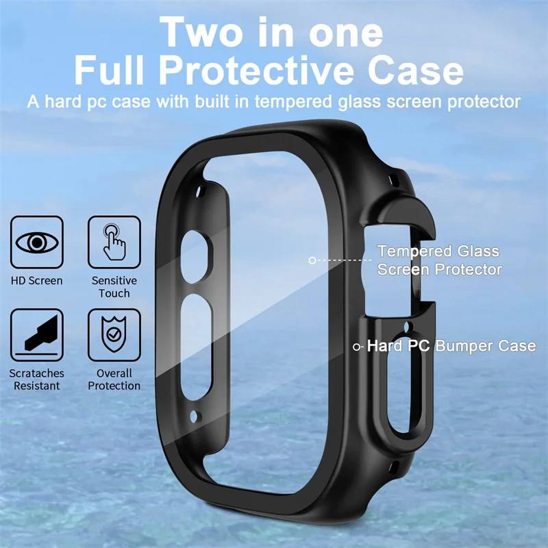 Glass+case For Apple Watch Ult - Luxury Watch Protection Film recension och pris